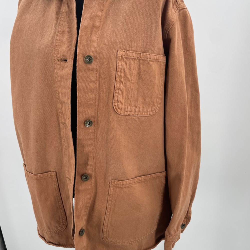 Old Navy Workwear Shack Jacket Miners Gold Cotton Canvas Chore Coat Large 821523 - Picture 2 of 11